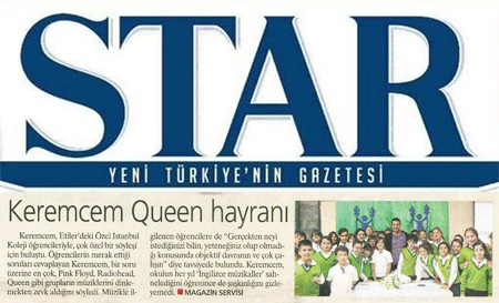 Star Gazetesi , Kerem Cem M�zikalimize Hayran Kaldi
					
